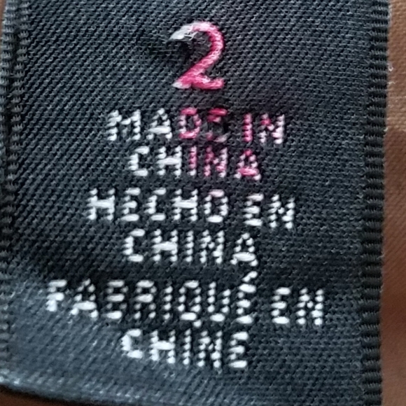 Chico's Black label washable suede tan coat - Picture 9 of 11